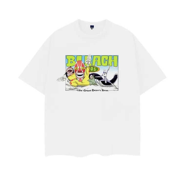 Bleach Great Desert Bros" Vintage Anime 100% Cotton - Adult & Kids T-Shirts, Sweatshirts & Hoodies apparel design preview 1