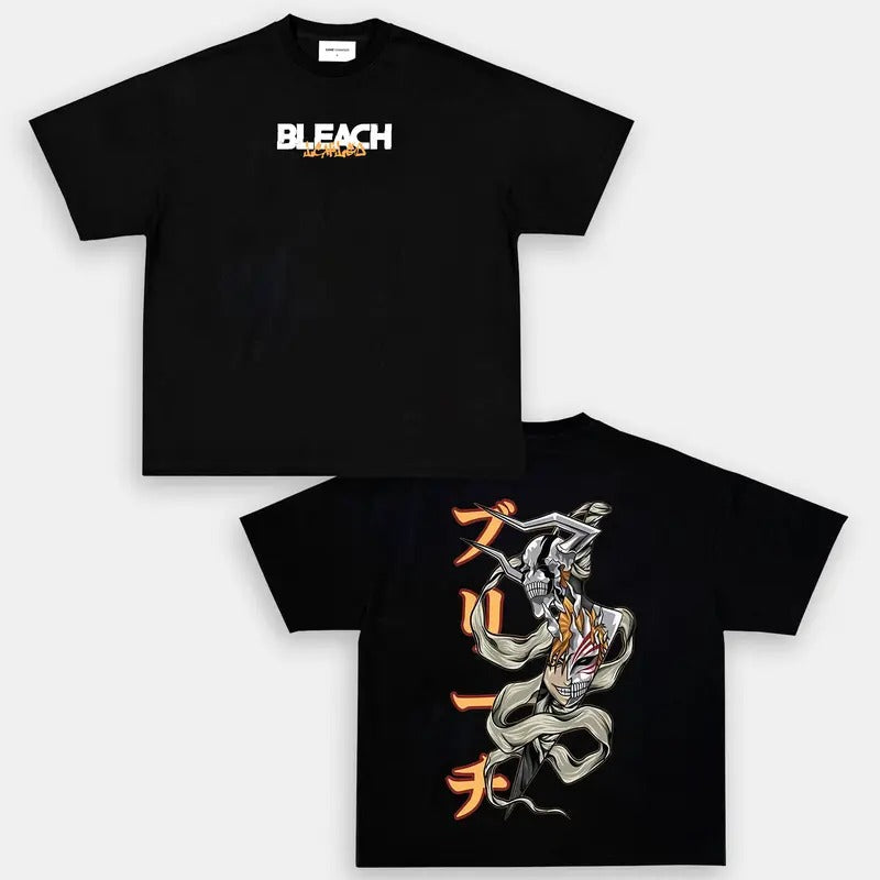 Bleach Ichigo Shinigami Form Vintage Anime Manga - Adult & Kids T-Shirts, Sweatshirts & Hoodies apparel design preview 1