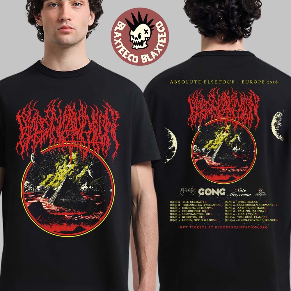 Blood Incantation Absolute Else Tour Europe 2026 - Adult & Kids T-Shirts, Sweatshirts & Hoodies apparel design preview 1