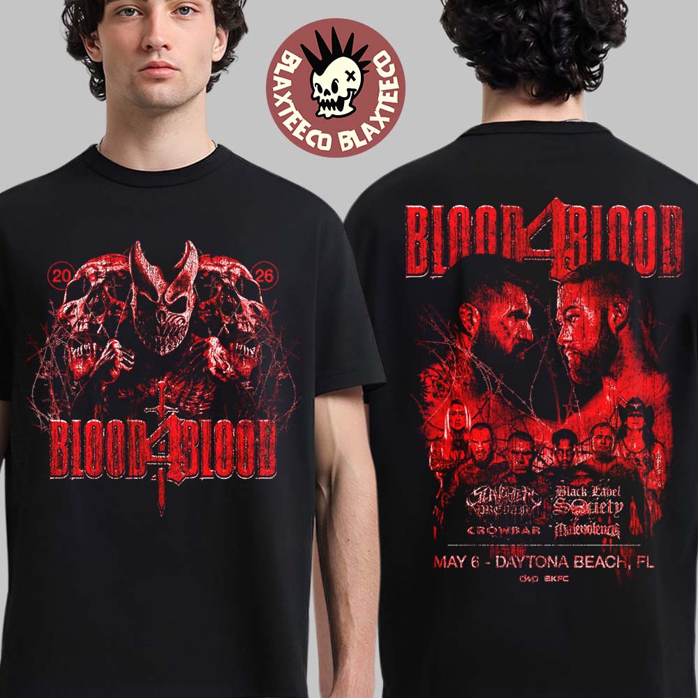 Blood4Blood Event Merch In Daytona Beach Florida On - Adult & Kids T-Shirts, Sweatshirts & Hoodies apparel design preview 1