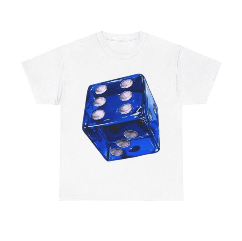 Blue Dice White Black Y2K Streetwear - Adult & Kids T-Shirts, Sweatshirts & Hoodies apparel design preview 1