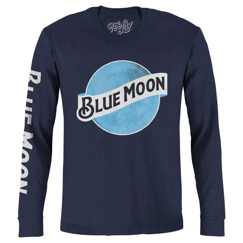 Blue Moon Navy - Adult & Kids T-Shirts, Sweatshirts & Hoodies apparel design preview 1