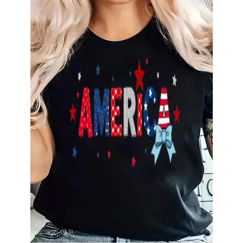 Patriotic America 100% Cotton Round Neck Short Sleeve - Adult & Kids T-Shirts, Sweatshirts & Hoodies apparel design preview 1