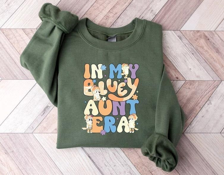Bluey Aunt Era Family - Adult & Kids T-Shirts, Sweatshirts & Hoodies apparel design preview 1
