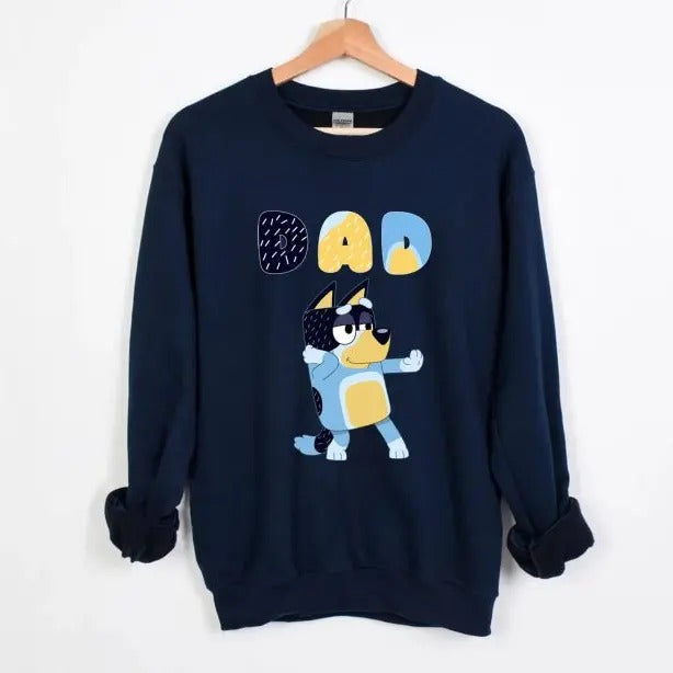 Bluey Dad - Adult & Kids T-Shirts, Sweatshirts & Hoodies apparel design preview 1
