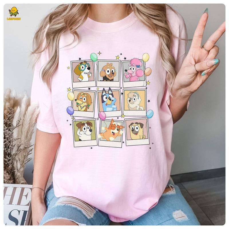 Bluey Friends Matching - Adult & Kids T-Shirts, Sweatshirts & Hoodies apparel design preview 1