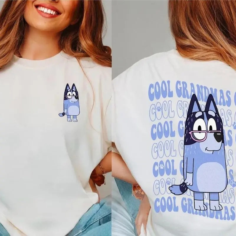 Bluey Grandma DRG Cool Grandmas Club Family Nana - Adult & Kids T-Shirts, Sweatshirts & Hoodies apparel design preview 1