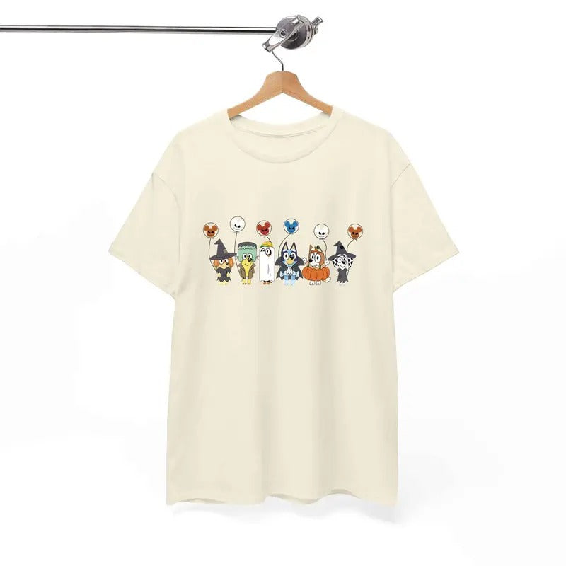 Bluey Halloween - Adult & Kids T-Shirts, Sweatshirts & Hoodies apparel design preview 1
