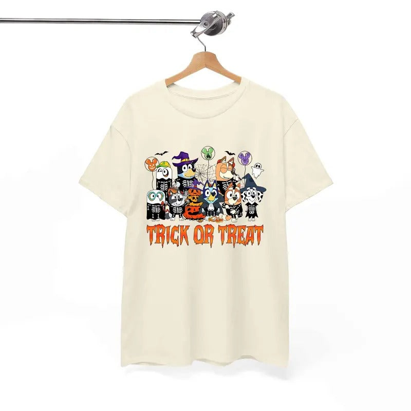 Bluey Halloween Hoodiestyle{N002}2 - Adult & Kids T-Shirts, Sweatshirts & Hoodies apparel design preview 1