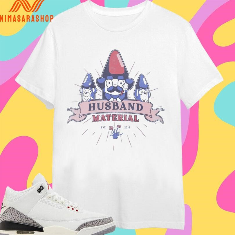 Bluey Husband Material Est 2018 - Adult & Kids T-Shirts, Sweatshirts & Hoodies apparel design preview 1