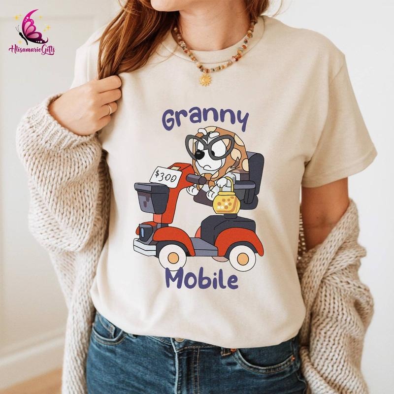 Bluey Muffin Heeler Granny Mobile Family - Adult & Kids T-Shirts, Sweatshirts & Hoodies apparel design preview 1
