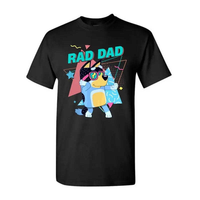 Bluey Rad Dad Bandit - Adult & Kids T-Shirts, Sweatshirts & Hoodies apparel design preview 1