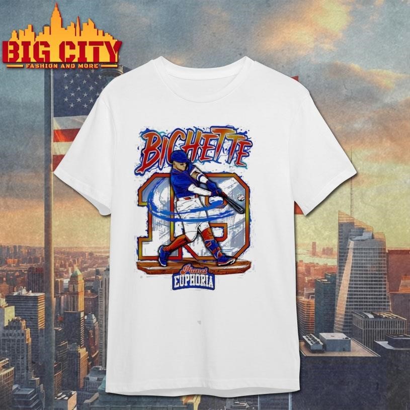 Bo Bichette New York Mets Hand Drawn Artwork - Adult & Kids T-Shirts, Sweatshirts & Hoodies apparel design preview 1