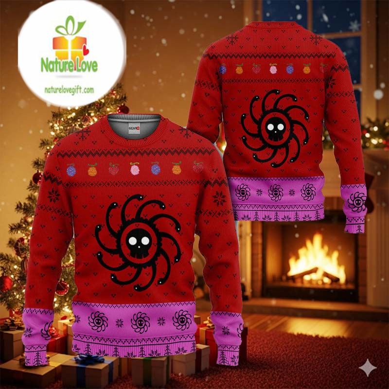 Boa Hancock Symbol One Piece Ugly Christmas Sweater - Holiday Gift product image