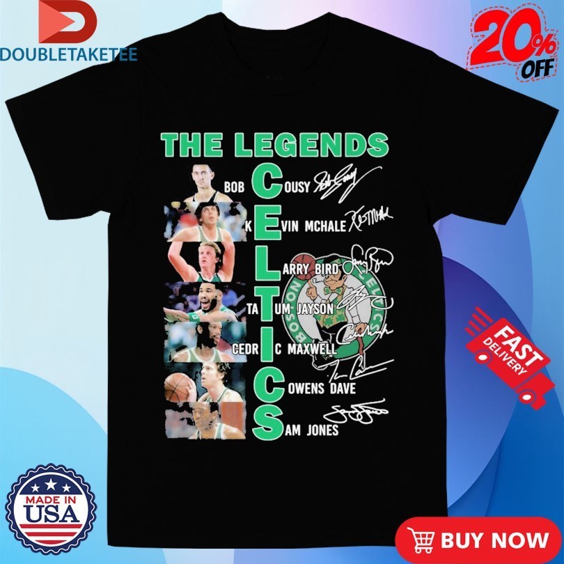 Bob Cousy Kevin Mchale Larry Bird Tatum Jayson Cedric - Adult & Kids T-Shirts, Sweatshirts & Hoodies apparel design preview 1