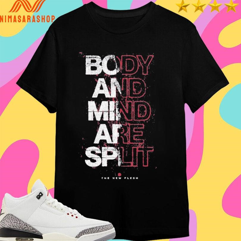 Body And Mind Are Split The New Flesh - Adult & Kids T-Shirts, Sweatshirts & Hoodies apparel design preview 1