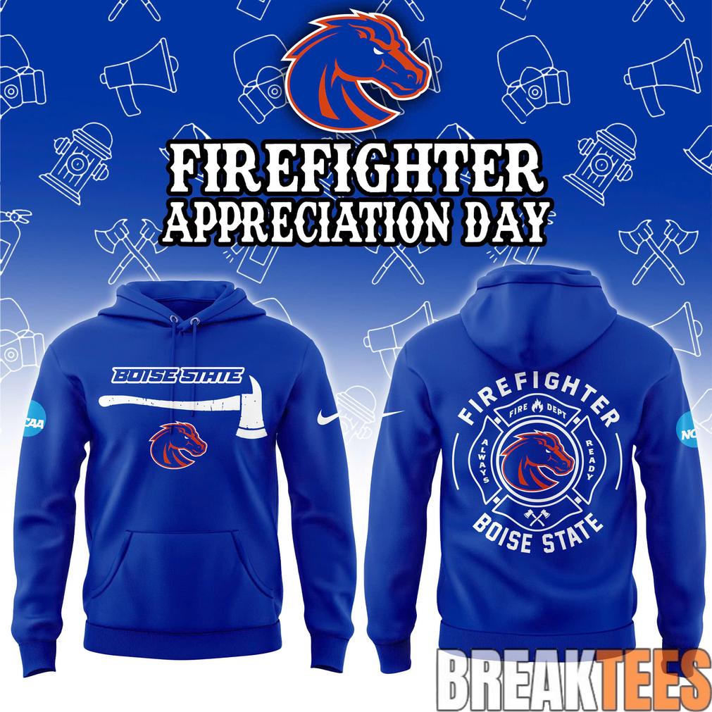 Boise State Firefighter Application - Adult & Kids T-Shirts, Sweatshirts & Hoodies apparel design preview 1