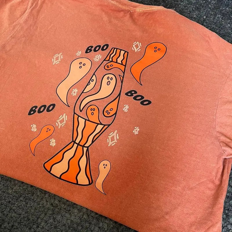 Boo Lava Lamp Comfort Colors - Adult & Kids T-Shirts, Sweatshirts & Hoodies apparel design preview 1