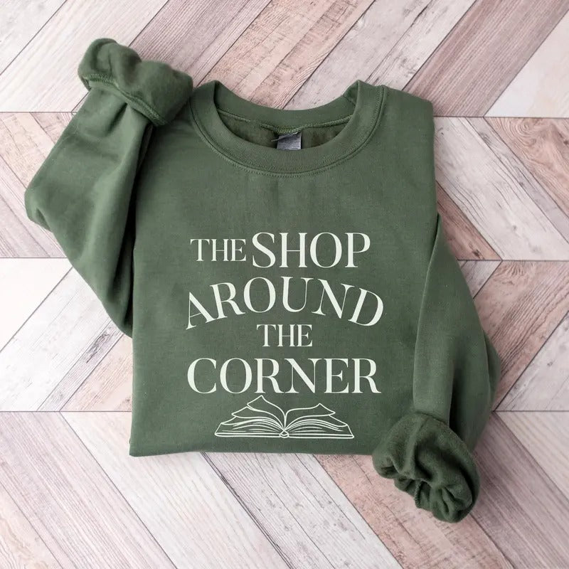 Bookish Shop Around Corner Bookworm Book Lover Gifted - Adult & Kids T-Shirts, Sweatshirts & Hoodies apparel design preview 1