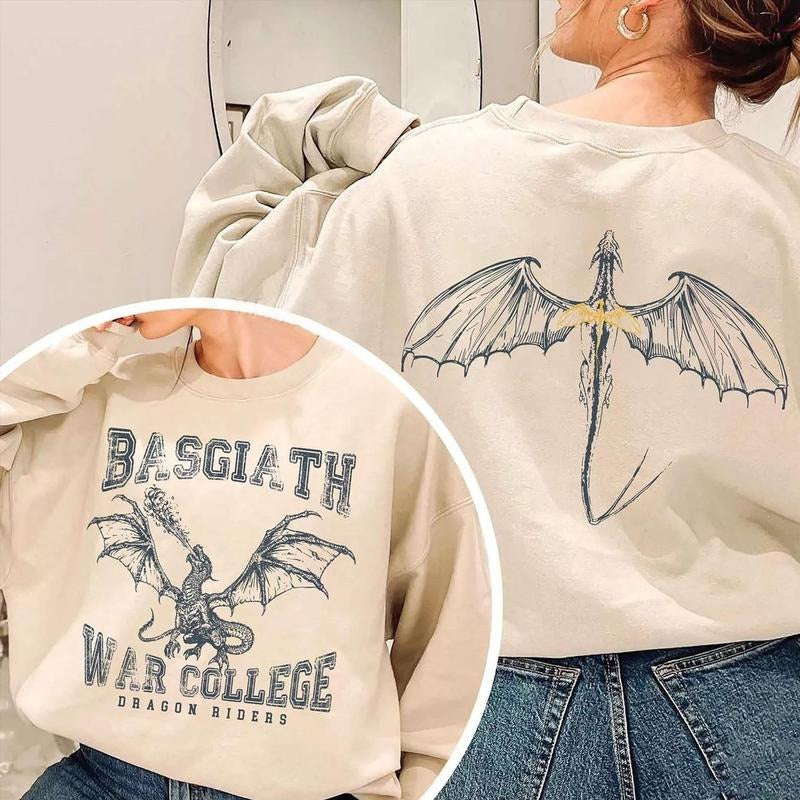 Bookish War Basgiath College Book Dragon Rider Lover - Adult & Kids T-Shirts, Sweatshirts & Hoodies apparel design preview 1