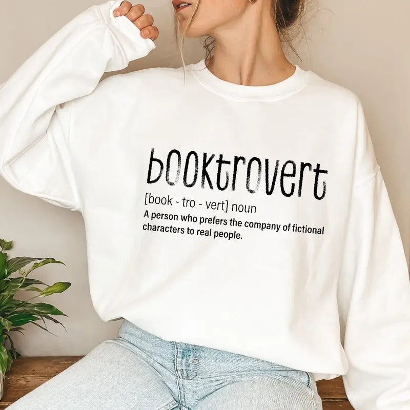 Booktrovert Book Lover Classic Literature Bookish - Adult & Kids T-Shirts, Sweatshirts & Hoodies apparel design preview 1