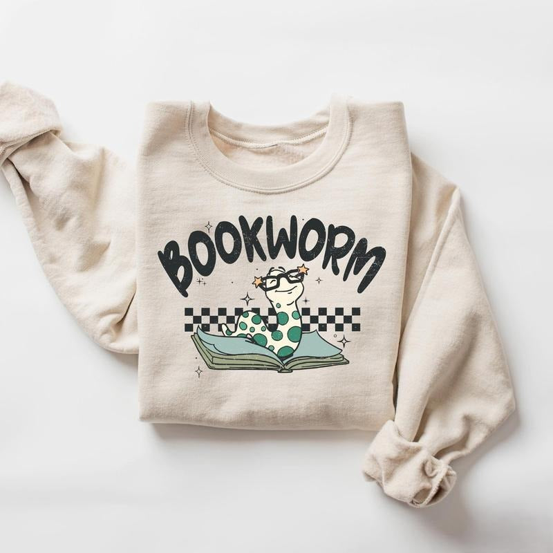 Bookworm Snake Book Lovers Bookish Teacher Librarian - Adult & Kids T-Shirts, Sweatshirts & Hoodies apparel design preview 1