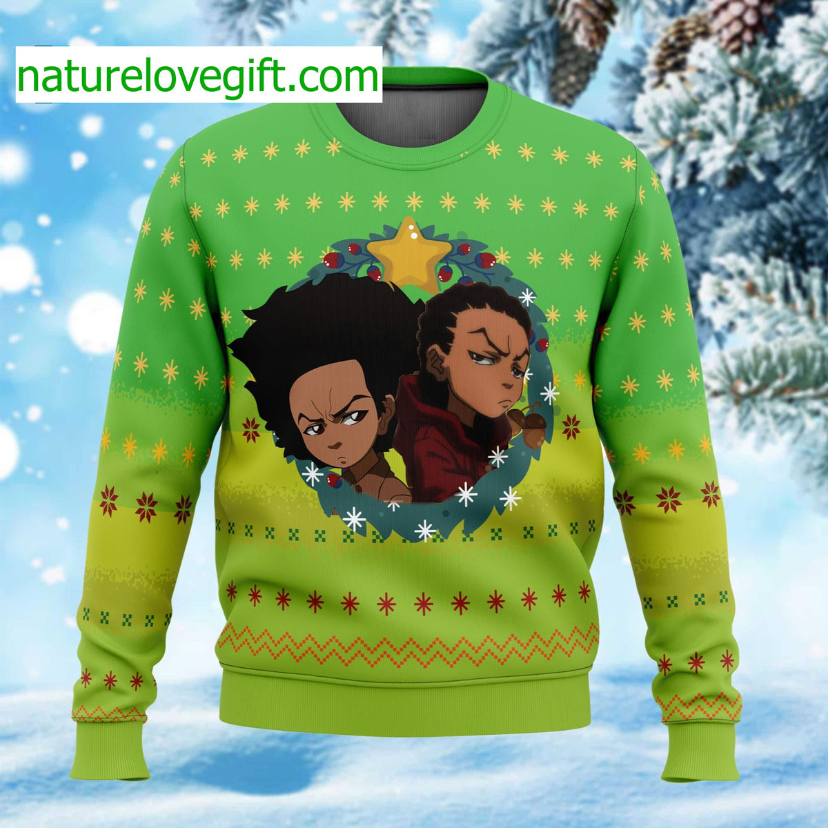 Boondocks Ugly Christmas Sweater - Holiday Gift product image