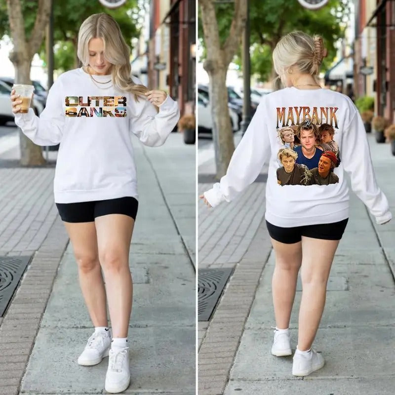 Bootleg JJ Maybank Outer Banks Oversize Movie - Adult & Kids T-Shirts, Sweatshirts & Hoodies apparel design preview 1