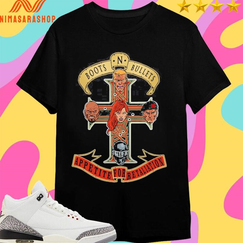 Boots N’ Bullets Appetite For Retaliation - Adult & Kids T-Shirts, Sweatshirts & Hoodies apparel design preview 1