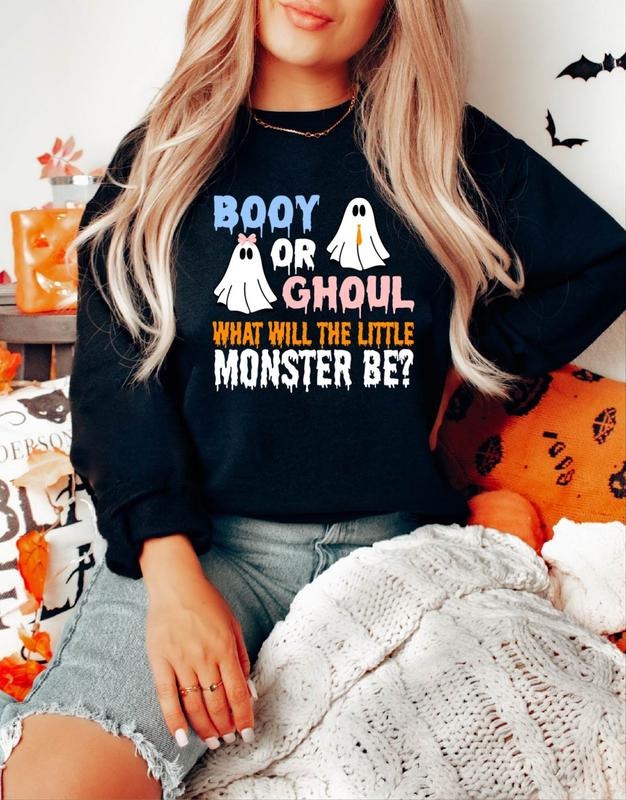 Booy Ghoul What Will Little Monster Be Matching - Adult & Kids T-Shirts, Sweatshirts & Hoodies apparel design preview 1