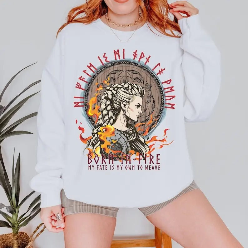 Born Fire Fate Inked Blood Danielle L. Jensen DLJ - Adult & Kids T-Shirts, Sweatshirts & Hoodies apparel design preview 1