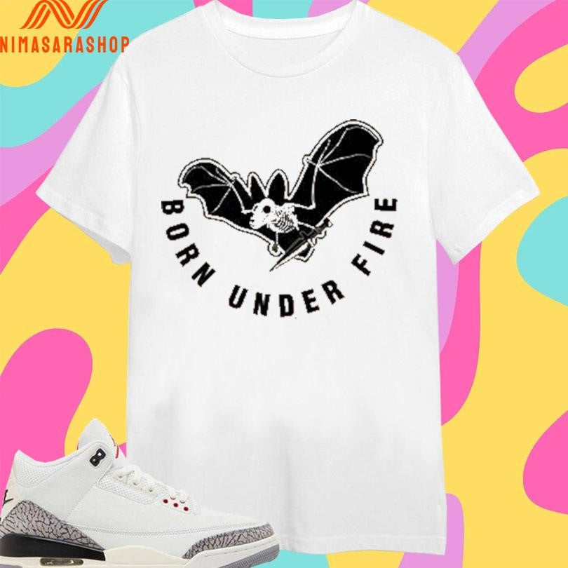 Born Under Fire Bat - Adult & Kids T-Shirts, Sweatshirts & Hoodies apparel design preview 1