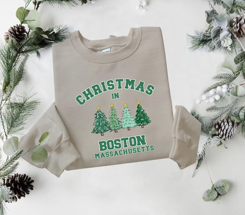 Boston Massachusetts State Personalized City Name - Adult & Kids T-Shirts, Sweatshirts & Hoodies apparel design preview 1