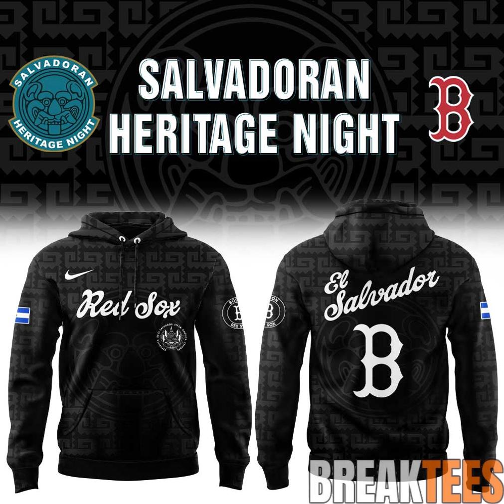 Boston Red Sox El Salvadoran Heritage Night 2026 - Adult & Kids T-Shirts, Sweatshirts & Hoodies apparel design preview 1