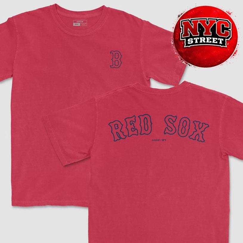 Boston Red Sox MLB Outline Two Sided - Adult & Kids T-Shirts, Sweatshirts & Hoodies apparel design preview 1