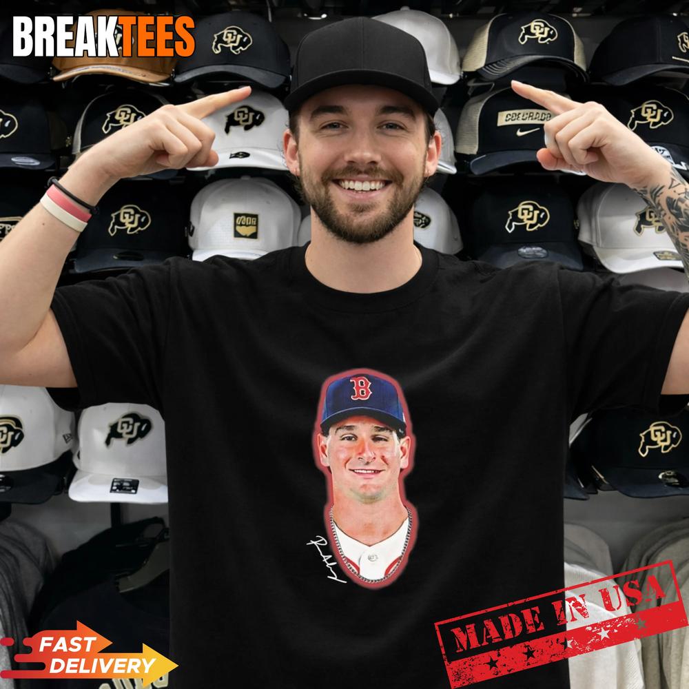 Boston Red Sox Roman Anthony 2026 MLB signature - Adult & Kids T-Shirts, Sweatshirts & Hoodies apparel design preview 1