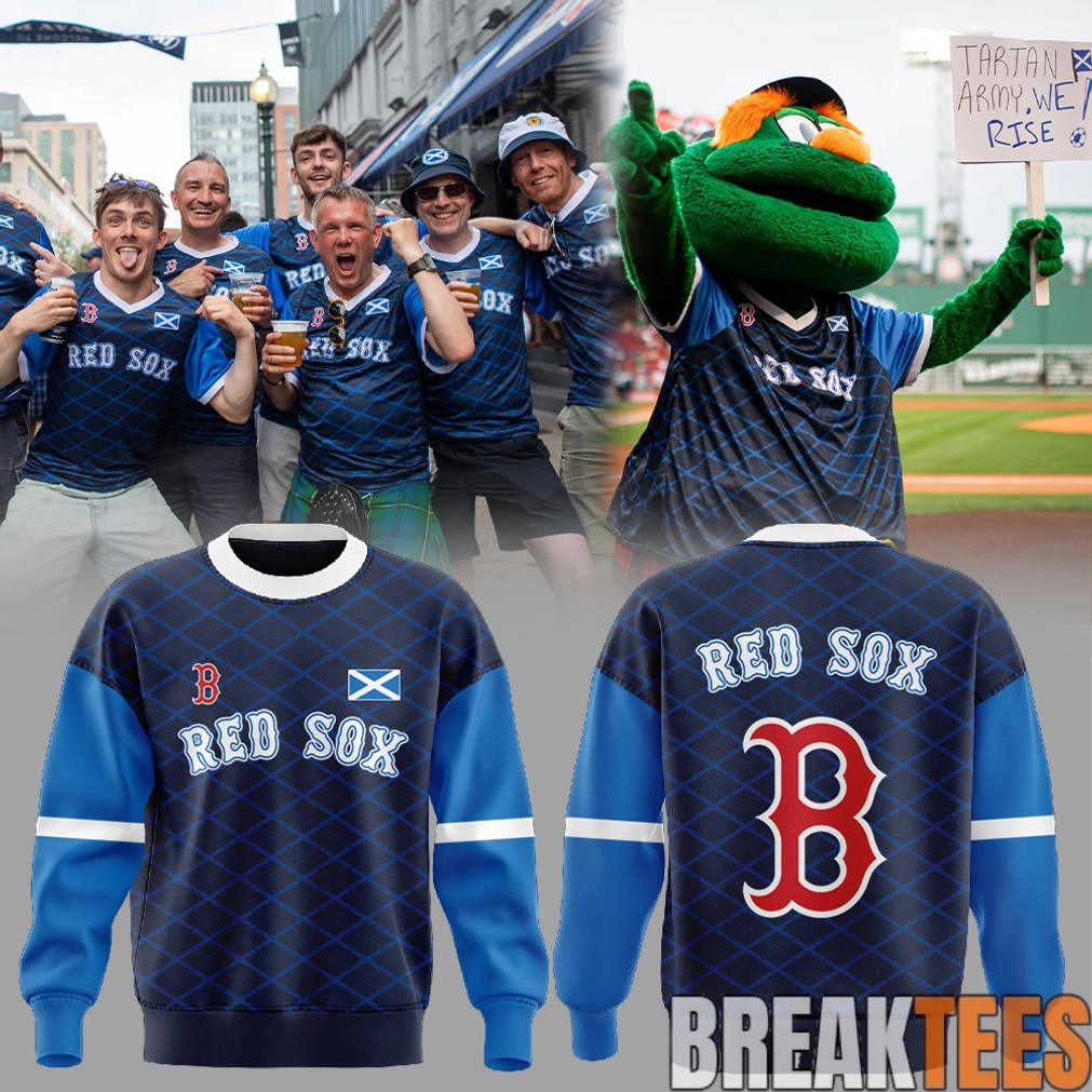 Boston Red Sox Scottish Celebration 2026 - Adult & Kids T-Shirts, Sweatshirts & Hoodies apparel design preview 1