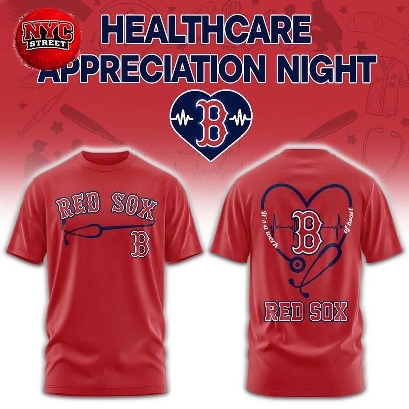 Boston Red Sox x Healthcare Appreciation Night 2026 - Adult & Kids T-Shirts, Sweatshirts & Hoodies apparel design preview 1