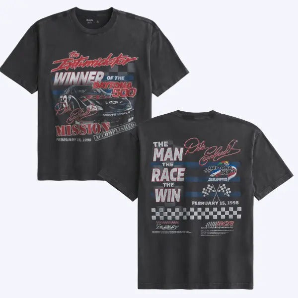 Boxy Dale Earnhardt NASCAR - Adult & Kids T-Shirts, Sweatshirts & Hoodies apparel design preview 1