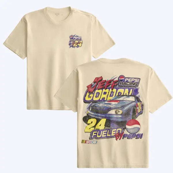 Boxy Jeff Gordon Pepsi Racing - Adult & Kids T-Shirts, Sweatshirts & Hoodies apparel design preview 1