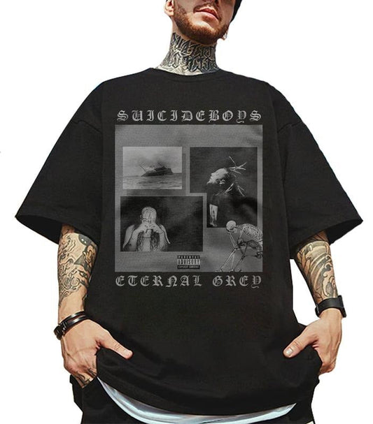 $Boy Grey Day Vintage $B SB - Adult & Kids T-Shirts, Sweatshirts & Hoodies apparel design preview 1