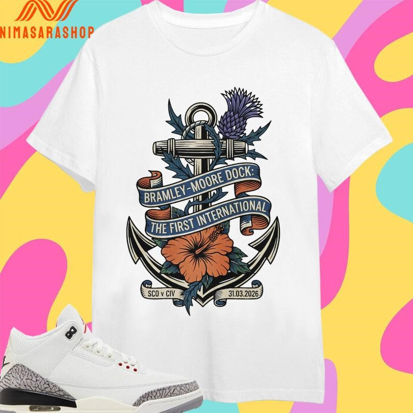 Bramley Moore Dock The First International Sco V Civ - Adult & Kids T-Shirts, Sweatshirts & Hoodies apparel design preview 1