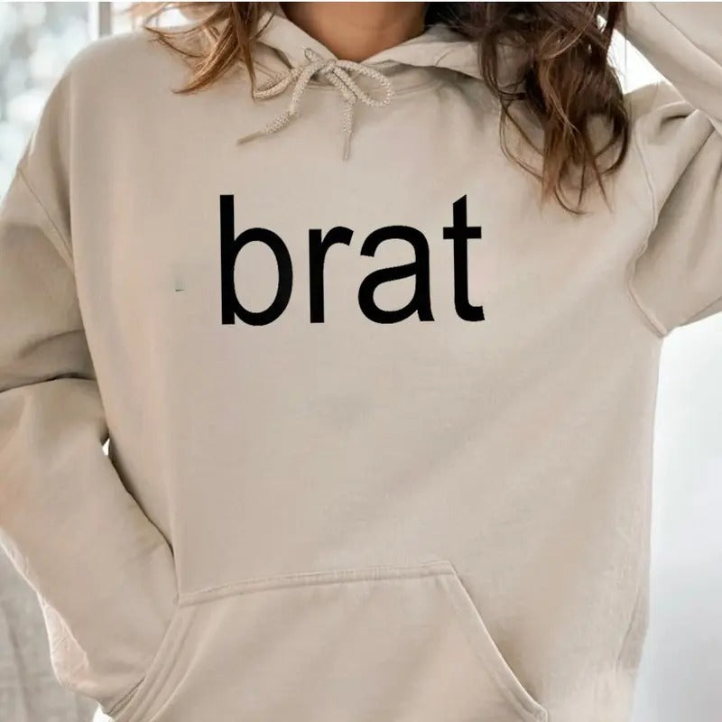 Brat Funny Casual Street Fleece Fabric Hooded Perfect - Adult & Kids T-Shirts, Sweatshirts & Hoodies apparel design preview 1