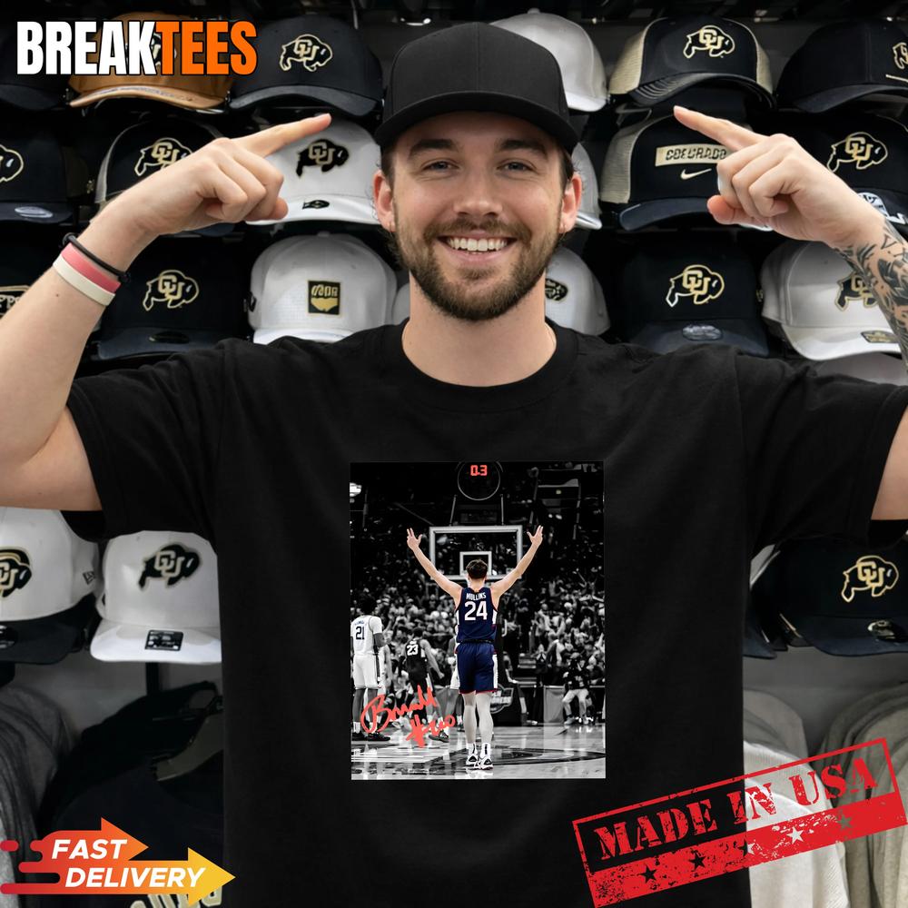 Braylon Mullins #24 Final Four 2026 Vintage Signature - Adult & Kids T-Shirts, Sweatshirts & Hoodies apparel design preview 1
