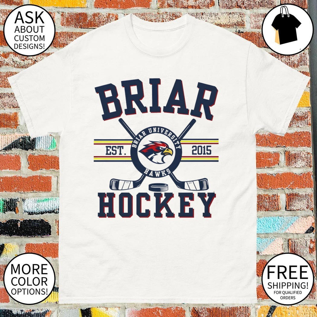Briar University Hawks Hockey Romance Novel Game Day - Adult & Kids T-Shirts, Sweatshirts & Hoodies apparel design preview 1