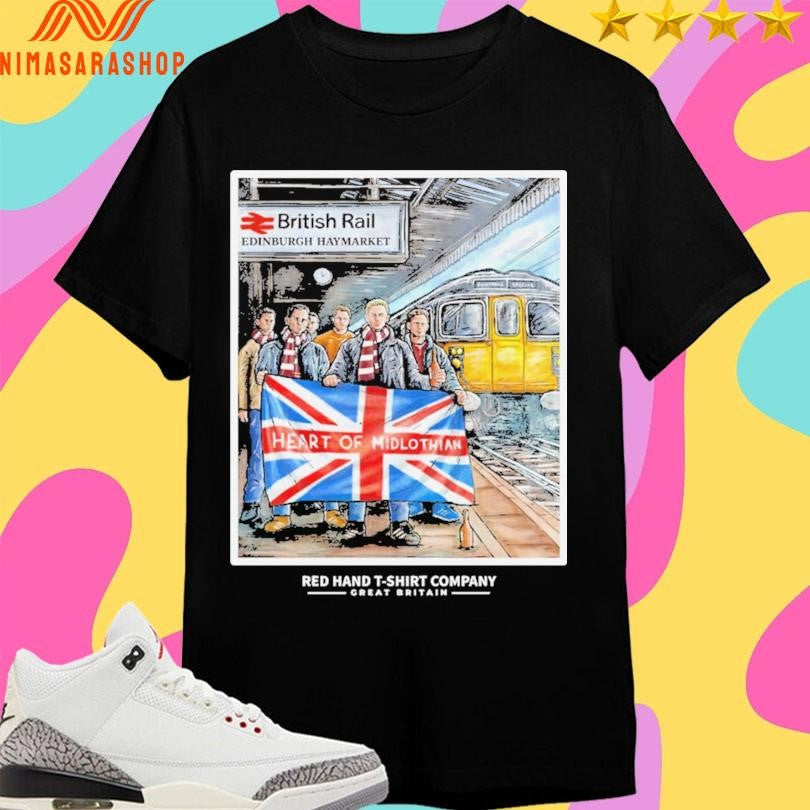 British Rail Edinburgh Haymarket Heart Of Midlothian - Adult & Kids T-Shirts, Sweatshirts & Hoodies apparel design preview 1