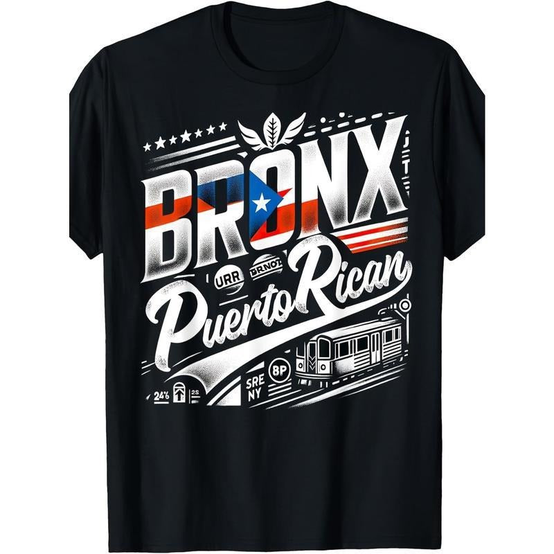 Bronx Puerto Rican Pride 100% Cotton Casual - Adult & Kids T-Shirts, Sweatshirts & Hoodies apparel design preview 1