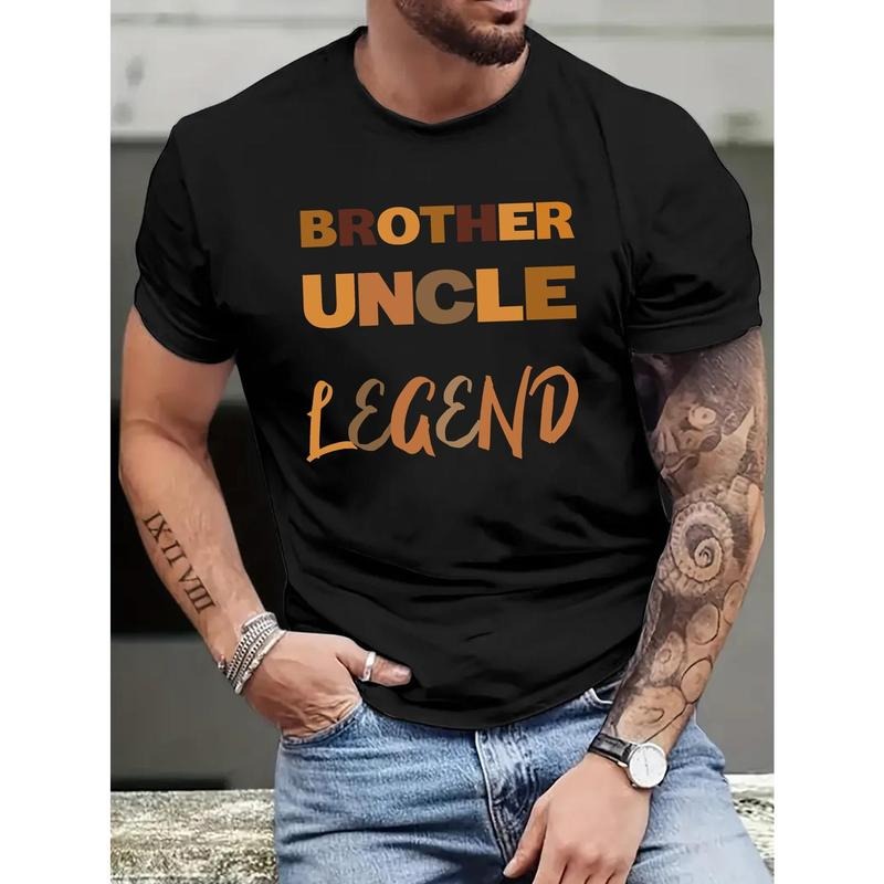 [Brother Uncle Dad Print Round Crew Neck Simple - Adult & Kids T-Shirts, Sweatshirts & Hoodies apparel design preview 1