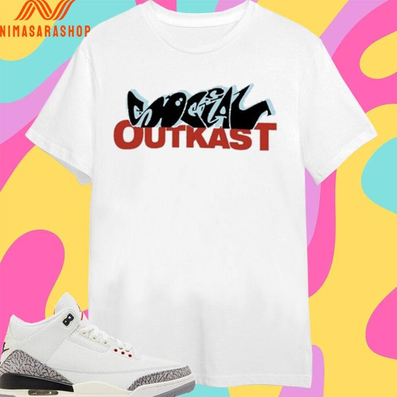 Brotherakia Social Outkast Graffiti - Adult & Kids T-Shirts, Sweatshirts & Hoodies apparel design preview 1