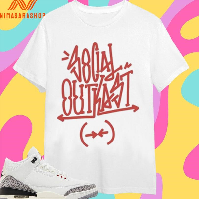 Brotherakia Social Outkast Red Tag - Adult & Kids T-Shirts, Sweatshirts & Hoodies apparel design preview 1